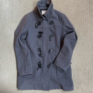 Banana Republic Charcoal Toggle Pea Coat